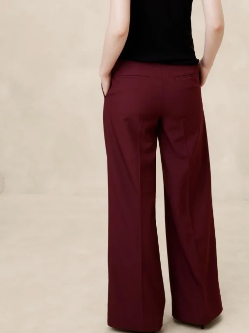 Sculpted Wide-Leg Trouser