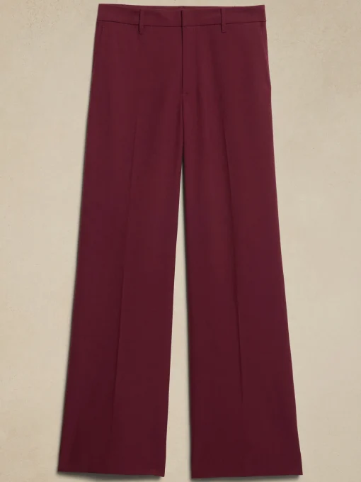 Sculpted Wide-Leg Trouser