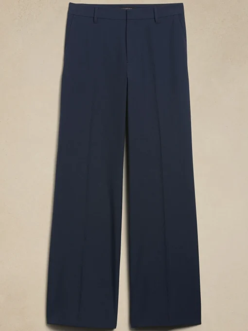Sculpted Wide-Leg Trouser