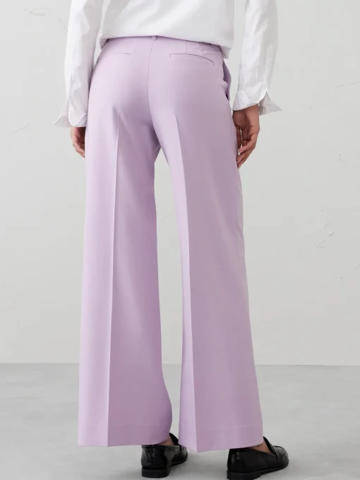 Sculpted Wide-Leg Trouser