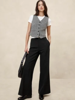 Sculpted Wide-Leg Trouser