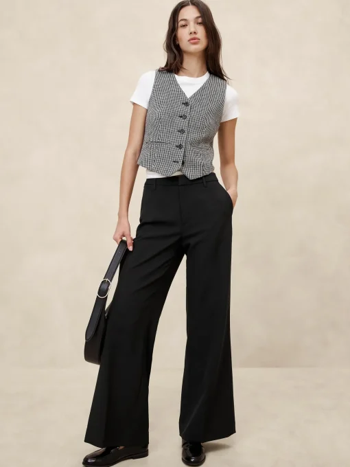 Sculpted Wide-Leg Trouser