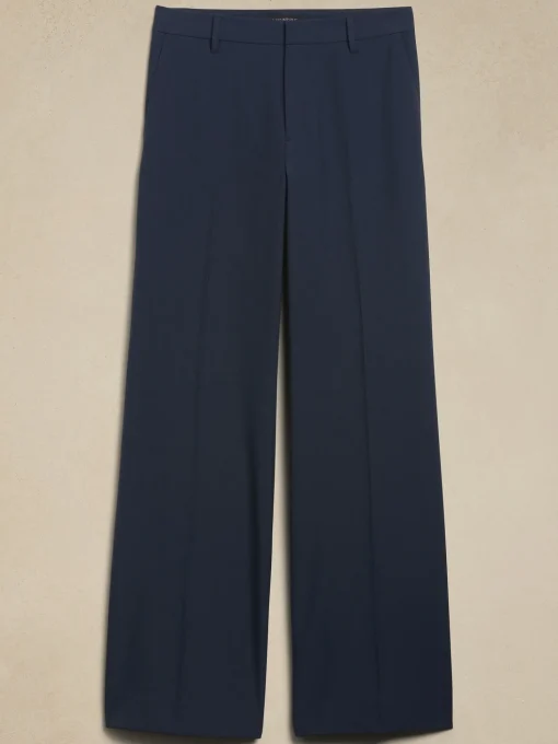 Sculpted Wide-Leg Trouser