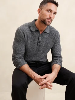 Seed Stitch Polo