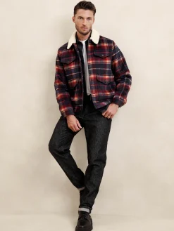Sherpa Plaid Jacket