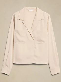 Silky Popover Blouse