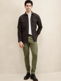 Skinny Garment Dye Travel Jean