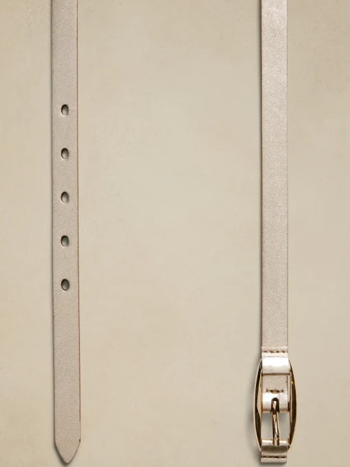 Skinny Leather Trouser Belt