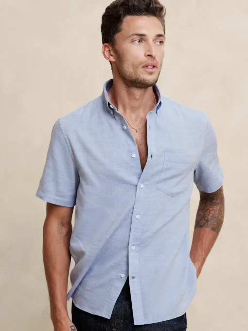 Slim Cotton Oxford Shirt