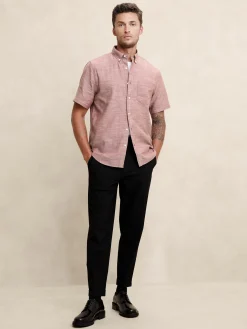 Slim Cotton Oxford Shirt