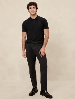 Slim Cotton Pique Polo