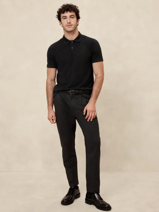 Slim Cotton Pique Polo
