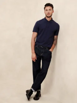 Slim Cotton Pique Polo