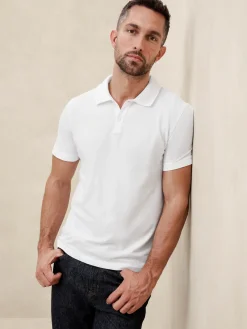 Slim Cotton Pique Polo
