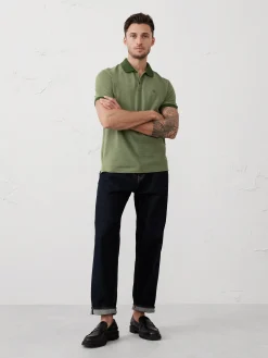 Slim Cotton Pique Polo