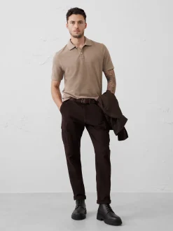 Slim Cotton Pique Polo
