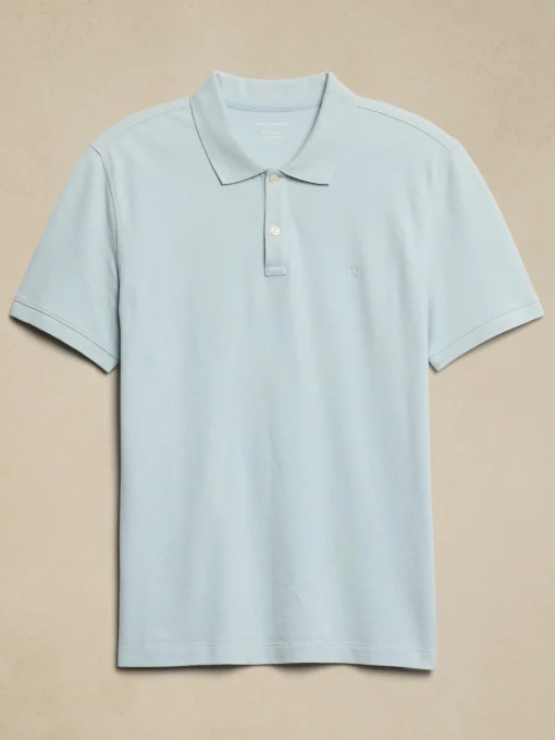 Slim Cotton Pique Polo