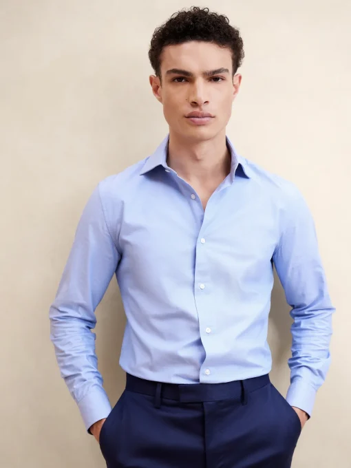 Slim Dobby Dress Shirt