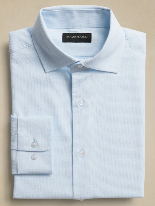Slim Dobby Dress Shirt