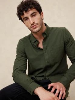 Slim Lightweight Flannel Shirt