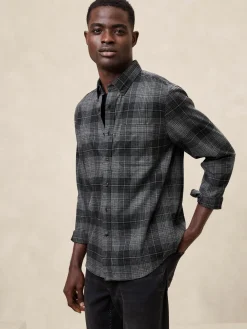Slim Lightweight Flannel Shirt