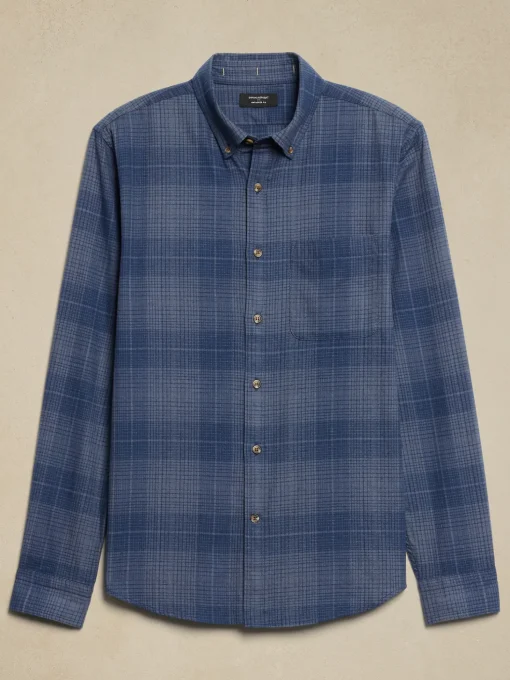Slim Lightweight Flannel Shirt