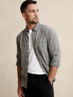 Slim Lightweight Flannel Shirt