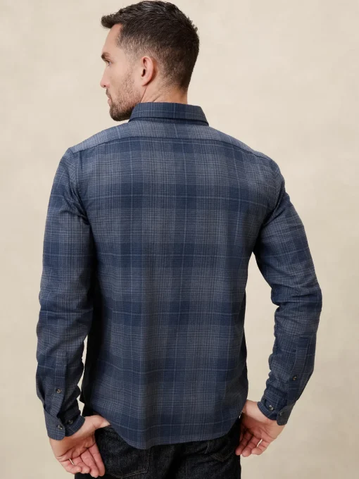 Slim Lightweight Flannel Shirt