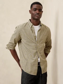 Slim Lightweight Flannel Shirt