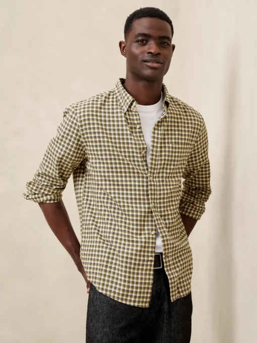 Slim Lightweight Flannel Shirt