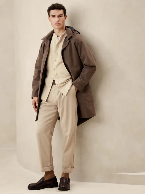 Slim Linen-Blend Shirt