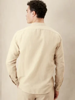 Slim Linen-Blend Shirt