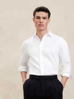 Slim Linen-Blend Shirt