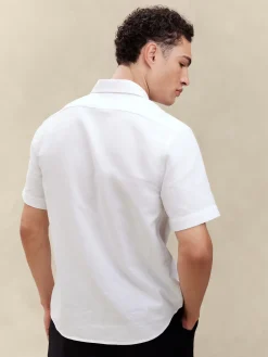 Slim Linen-Blend Shirt