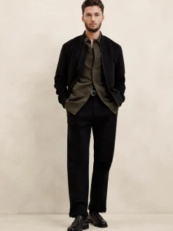 Slim Linen-Blend Shirt
