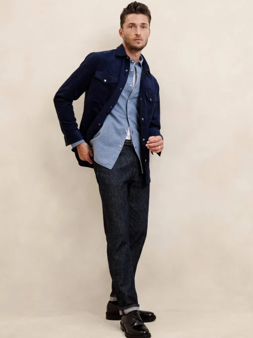 Slim Linen-Blend Shirt