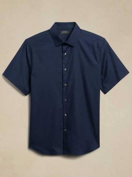 Slim Short Sleeve Dress Shirt