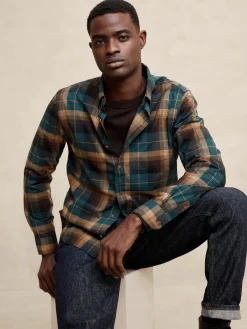 Slim Softwash Cotton Shirt