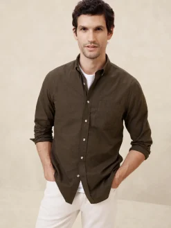 Slim Softwash Cotton Shirt