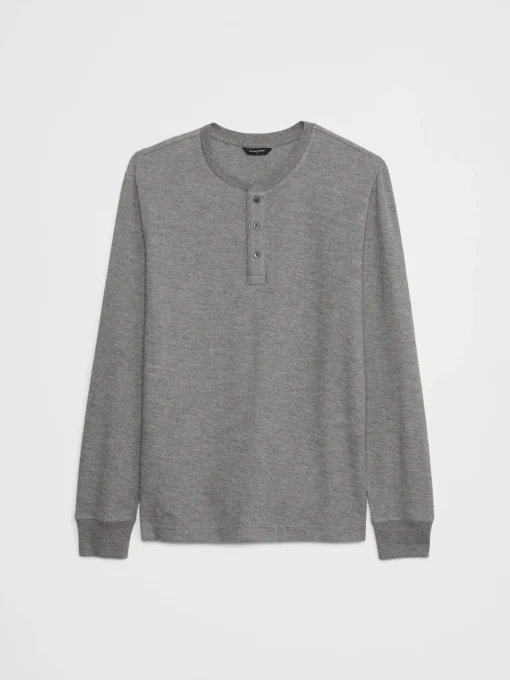 Slub Textured Henley