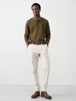 Slub Textured Henley