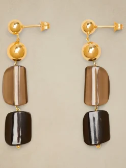 Smoky Quartz Drop Earrings