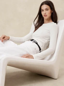 Soft Luxe Shirred-Waist Top