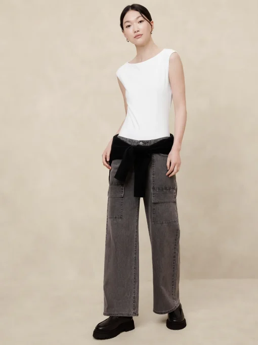Soft Stretch Cap-Sleeve Bodysuit