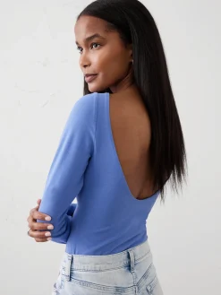 Soft Stretch Open Back Top
