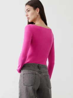 Soft Stretch Scoop-Neck T-Shirt