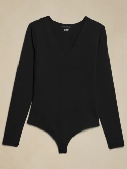 Soft Stretch V-Neck Bodysuit