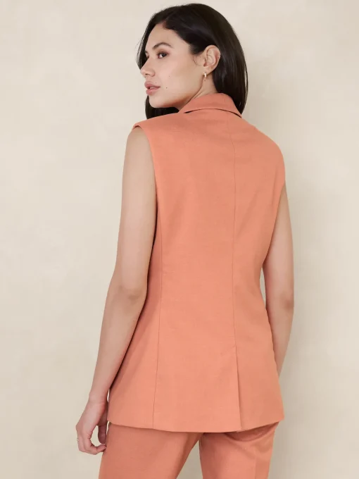 Stretch Twill Icon Suiting Vest