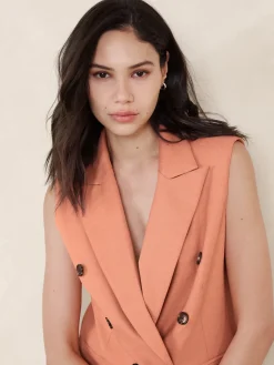 Stretch Twill Icon Suiting Vest