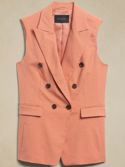 Stretch Twill Icon Suiting Vest
